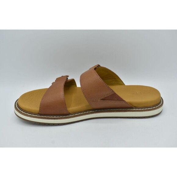 Keen Womens Size 10 Lana Slide Tortoise Shell Silver Birch Slip On Sandals - Picture 6 of 11